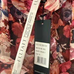 Elliatt Floral Maxi Dress - Pink Multi Floral